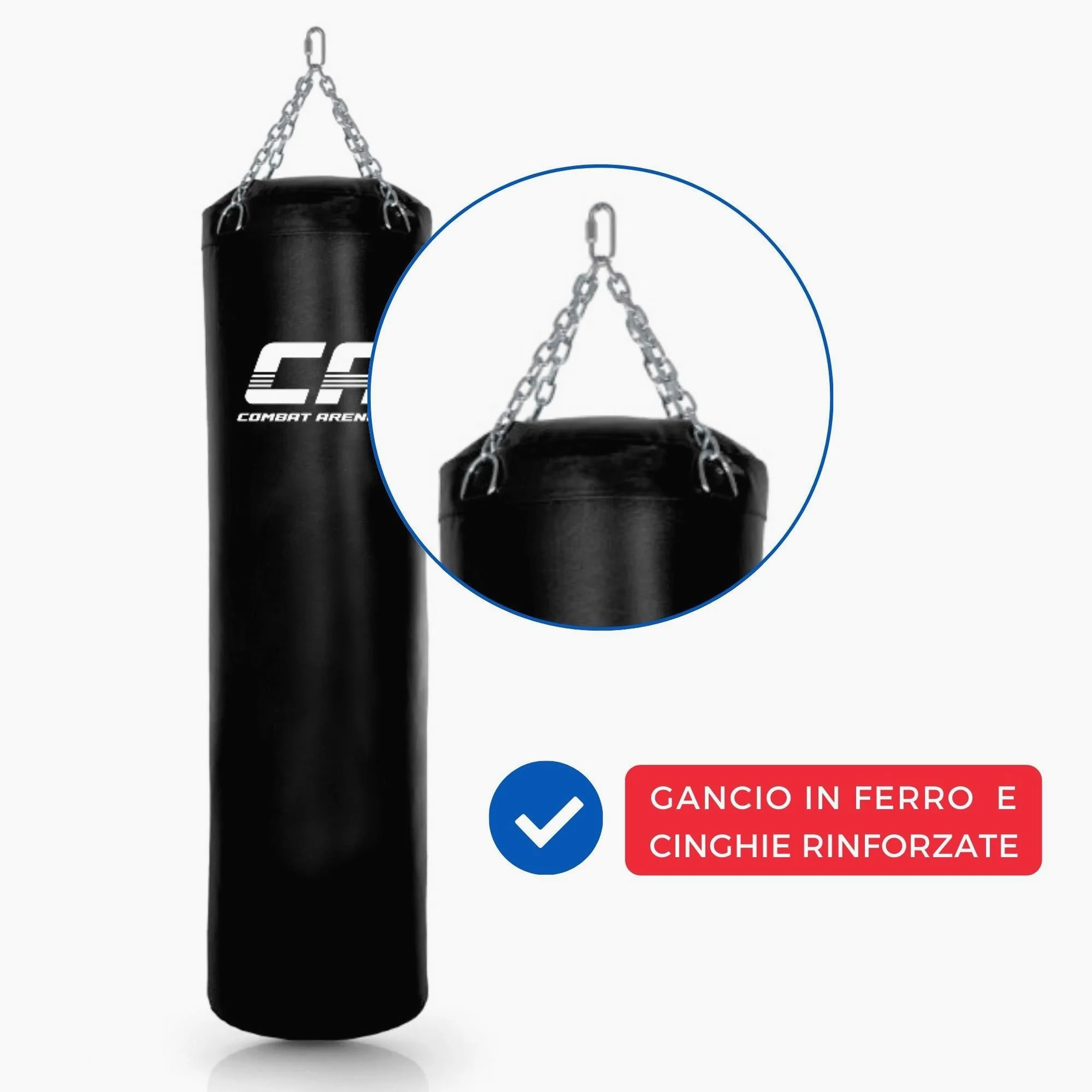Heavy bag Combat Arena Training PRO 30 Kg Black - Image 4