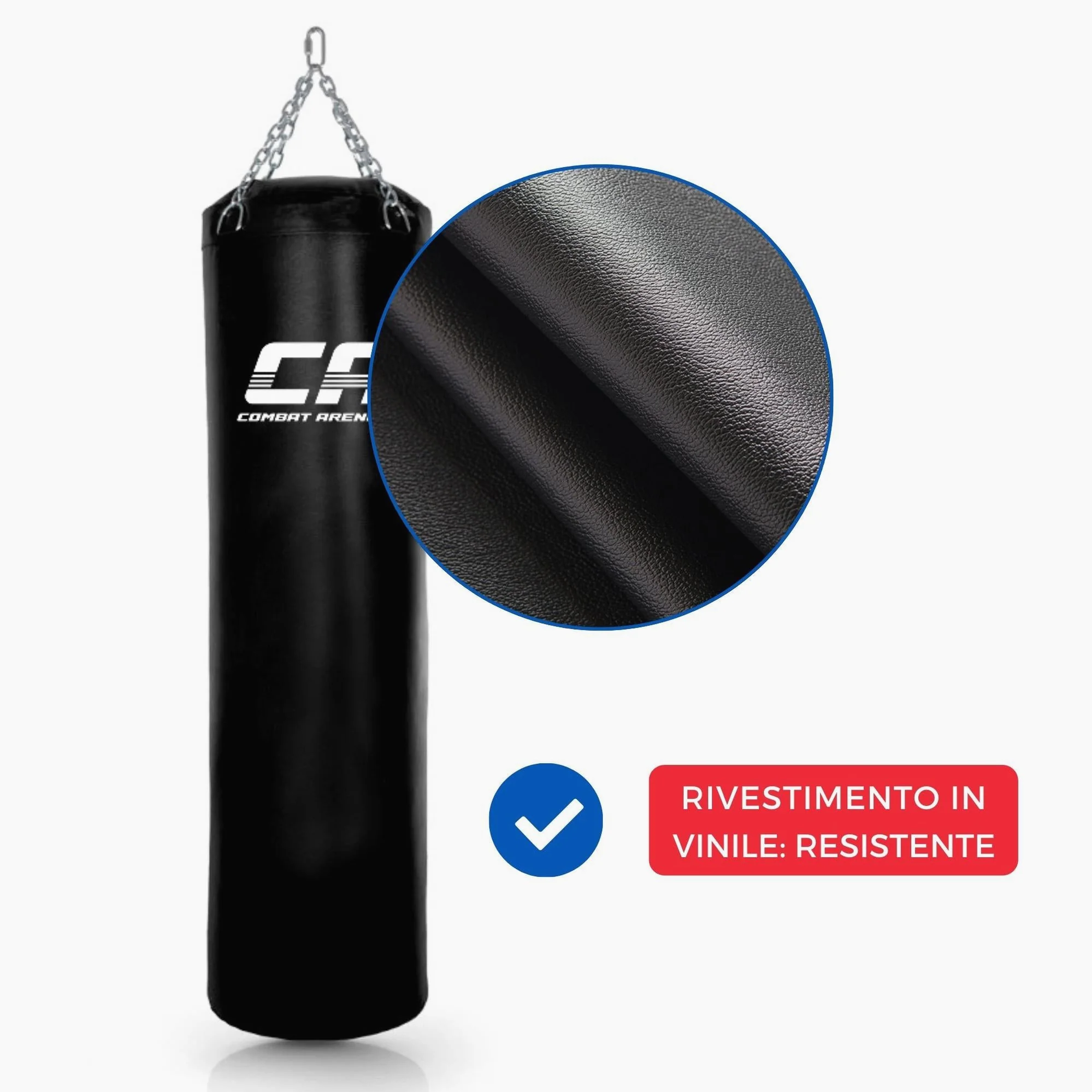 Heavy bag Combat Arena Training PRO 30 Kg Black - Image 7