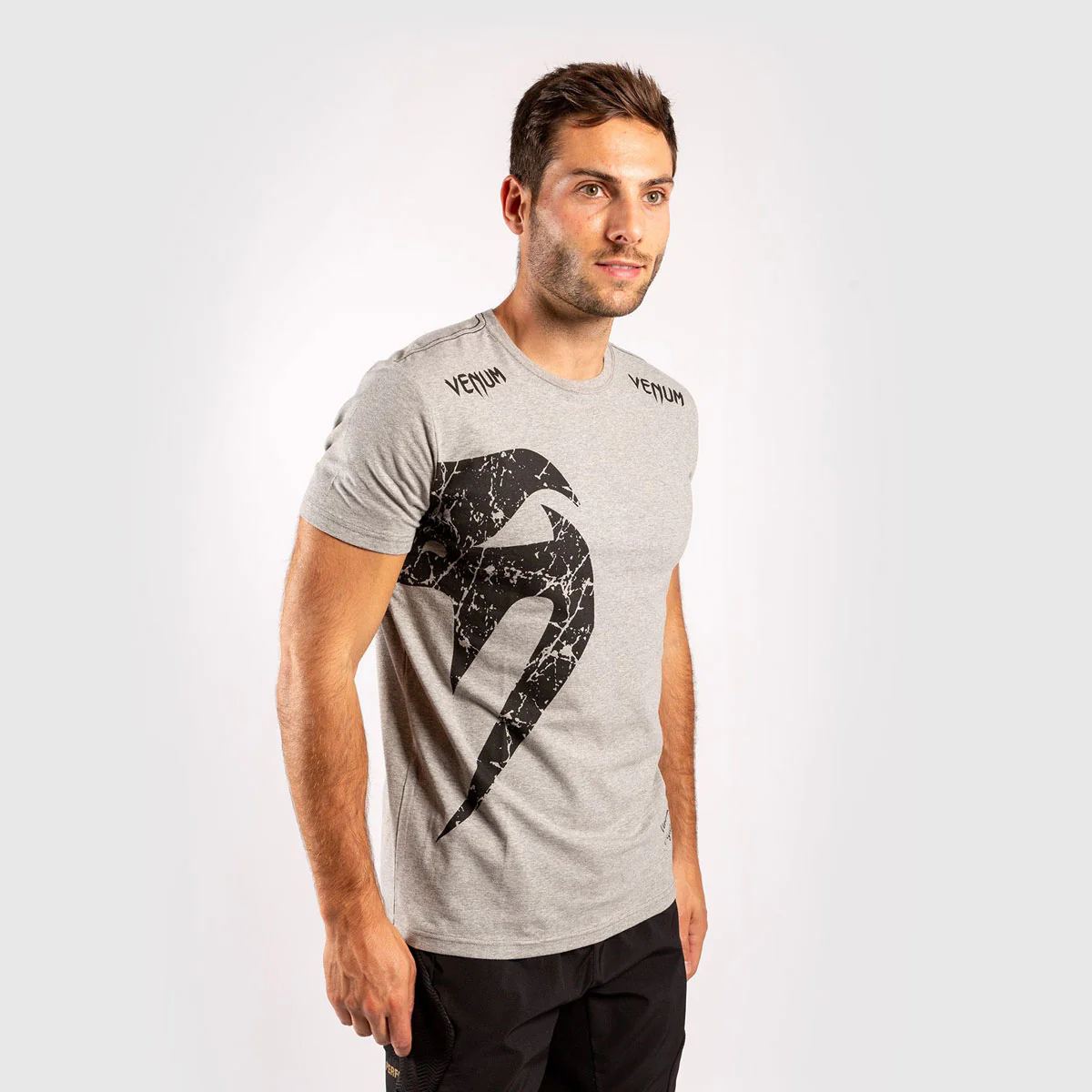 T-shirt in Cotton Venum Giant Gray-Black - Image 5