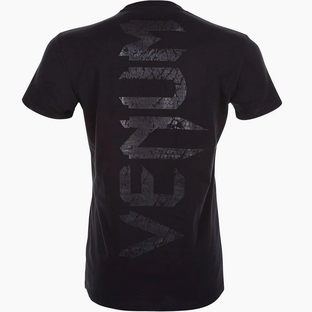 T-shirt in Cotton Venum Giant Matte Black  - Image 3